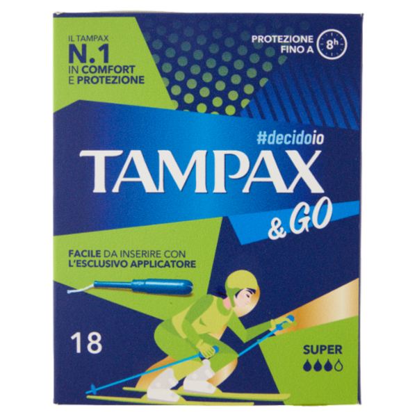 Tampax & Go Super 18 pz