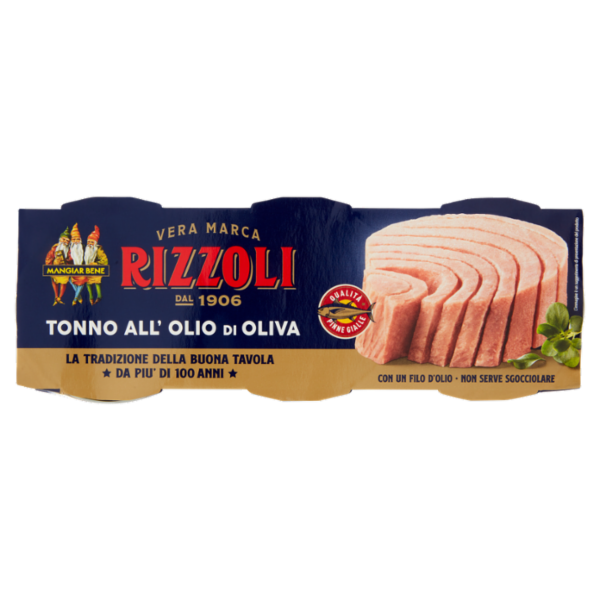 Rizzoli Tonno all'Olio di Oliva 3 x 65 g