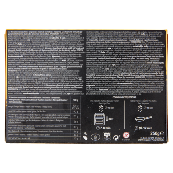 Schär Mini Calzone Bites 9 Pieces 250 g