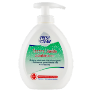 Fresh & Clean Sapone Liquido Disinfettante 300 Ml