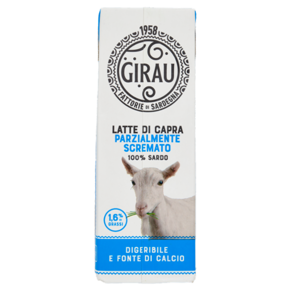 Girau Latte di Capra Parzialmente Scremato 1000 ml