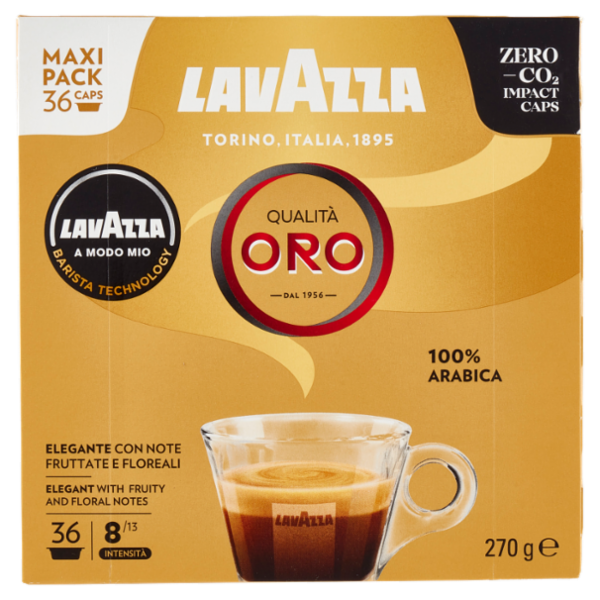 Lavazza A Modo Mio Qualità Oro 36 Capsule 270 g