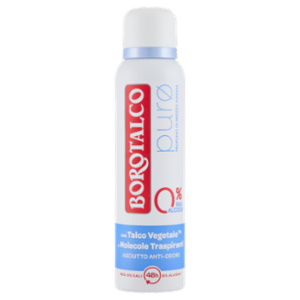 Borotalco Purø Profumo Di Brezza Marina Deo 0% Sali 150 Ml