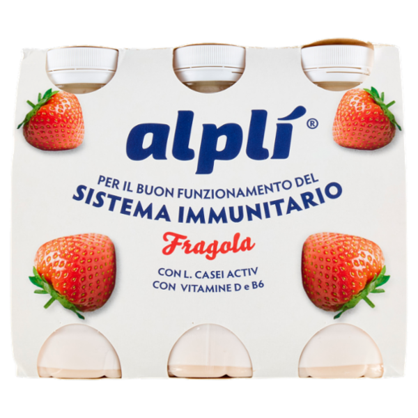 alplì per il Buon Funzionamento del Sistema Immunitario Fragola 6 x 100 g