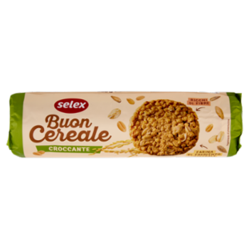 Selex Biscotti Ai Cereali Croccanti 250 g