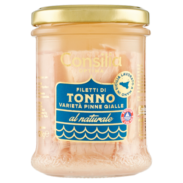 Consilia Optima Filetti di Tonno al Naturale 180 g