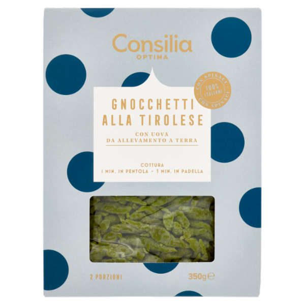 Consilia Optima Spatzle Freschi con Spinaci 350 g