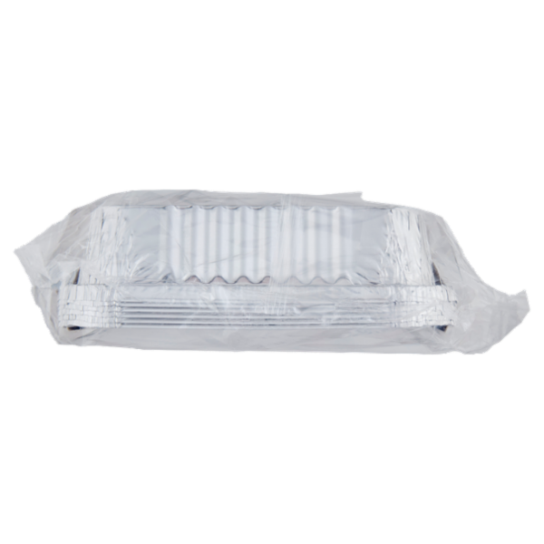 IL GIGANTE Contenitori in Alluminio Gelo Caldo con Coperchio 4 Porzioni 6 pz