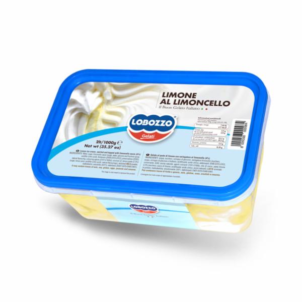 Gelato Al Limone Con Variegatura Al Limoncello Gr. 1000