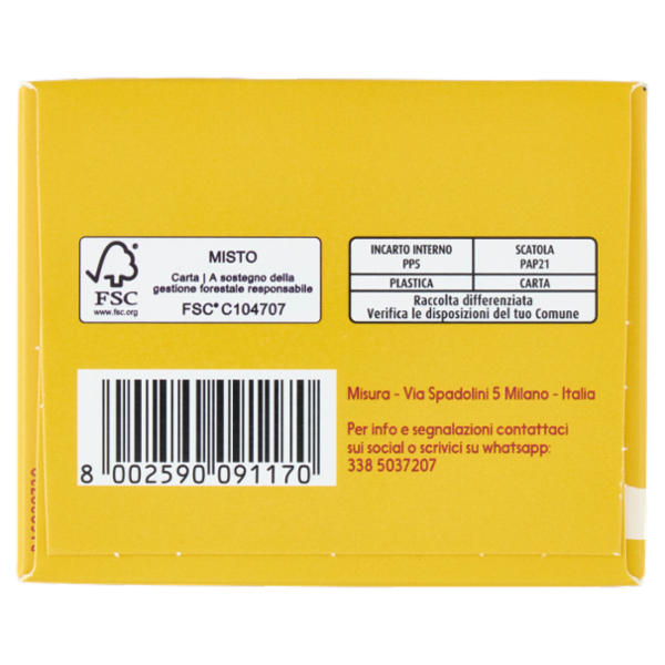 Misura Multicereali Croccanti ai 5 Cereali con Semi di Zucca, Sesamo e Quinoa 200 g