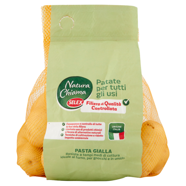 Selex Natura Chiama Patate per Tutti gli Usi Pasta Gialla 2 kg