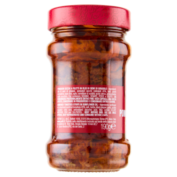 Polli Pomodori Secchi a Filetti Sottolio 190 g
