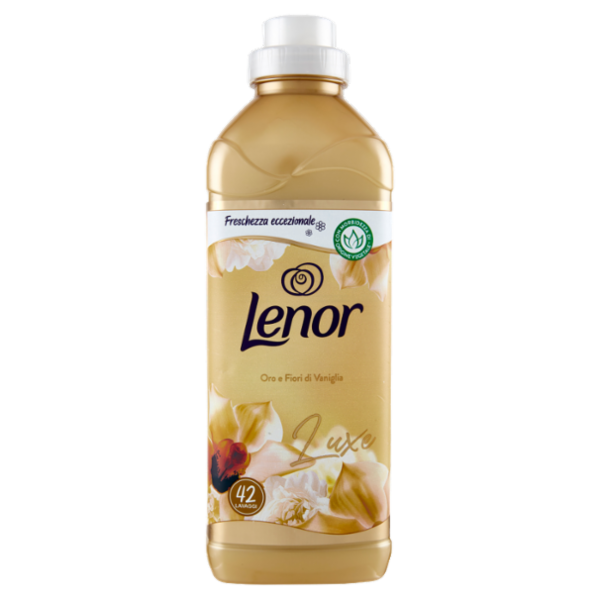 Lenor Ammorbidente Bucato Oro e Fiori di Vaniglia 42 Lavaggi 966 ml