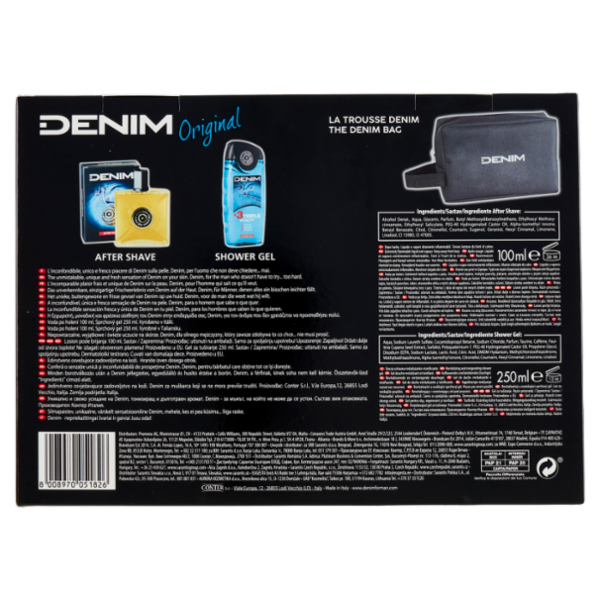 Denim Original Trousse Denim After Shave 100 ml + Shower Gel 250 ml