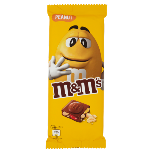 M&M's Tavoletta al Cioccolato con Arachidi 165 g