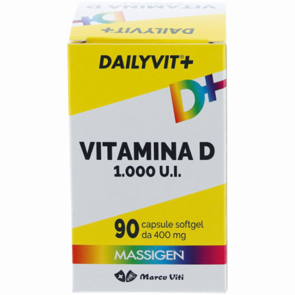 Massigen Integratore Dailyvit+D1000 90 Capsule Gel