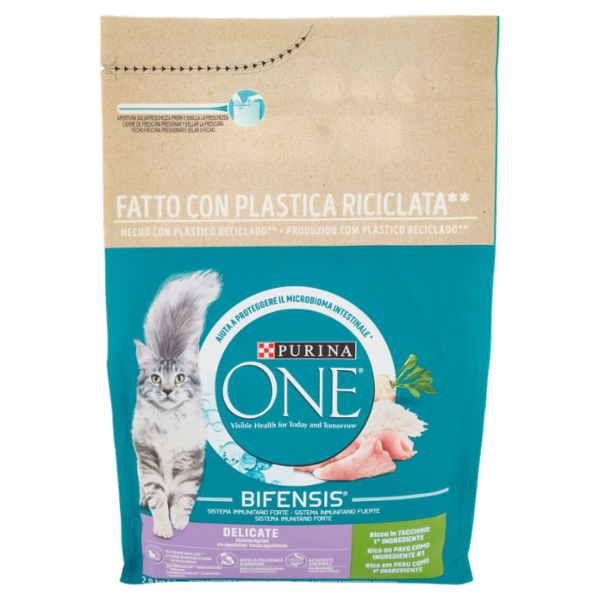 PURINA ONE Delicate Ricco in Tacchino 2,8 kg