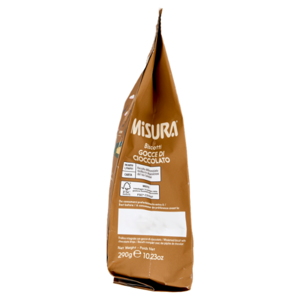 Misura Fibrextra Biscotti Gocce di Cioccolato 290 g