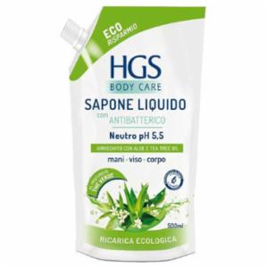 HGS Ricarica Ecologica Sapone Liquido Con Antibatterico 500ml