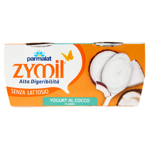 ZYMIL Alta Digeribilità Senza Lattosio Yogurt al Cocco in pezzi 2 x 125 g