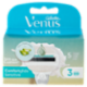 Gillette Venus Comfortglide Sensitive Lamette di ricambio per Rasoio da Donna, 3 Ricariche