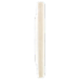 Consilia Piatti Quadrati in Fibra Vegetale Bianchi 20x20 cm 15 pezzi