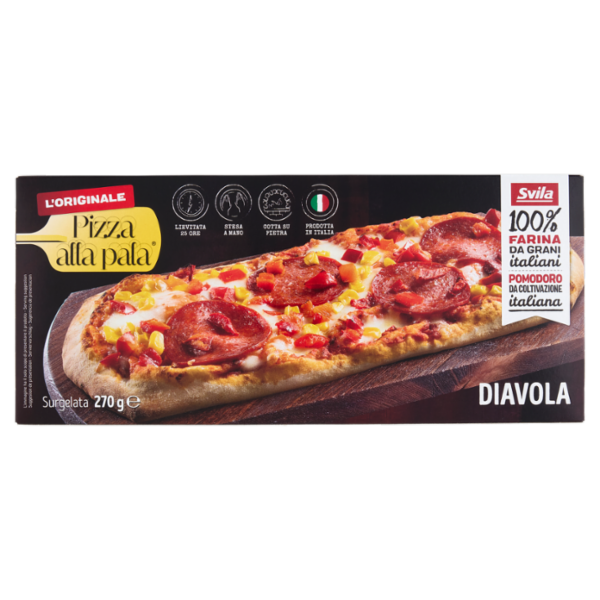 Pizza alla pala Diavola Surgelata 270 g