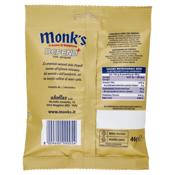 Monk's Defend⁺ con propoli 46 g
