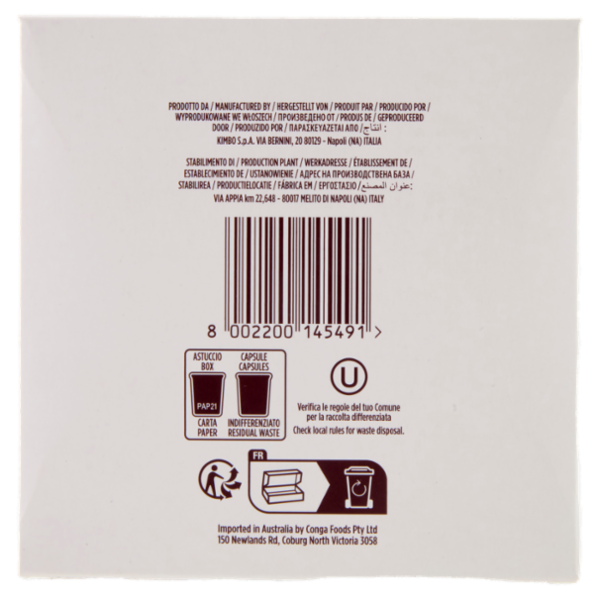 Kimbo Espresso Barista 100% Arabica Capsule Compatibili con le Macchine Nescafè Dolce Gusto* 16 x 7g