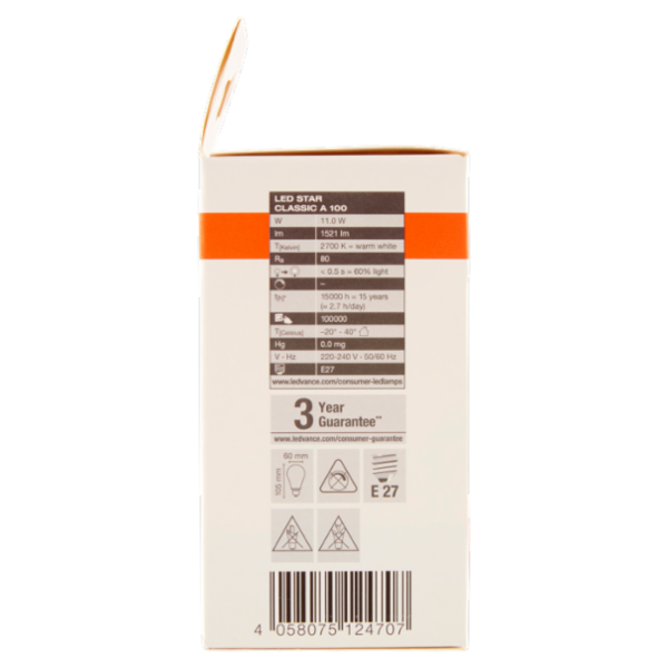 Osram Led Star Classic A 100 Warm White 11.0 W E27