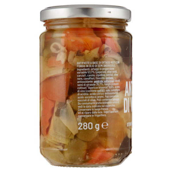 Selex Antipasto di Verdure in Olio di Semi di Girasole 280 g