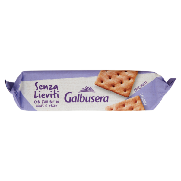 Galbusera Senza Lieviti Cracker con Farine di Mais e Orzo 7 x 42,8 g