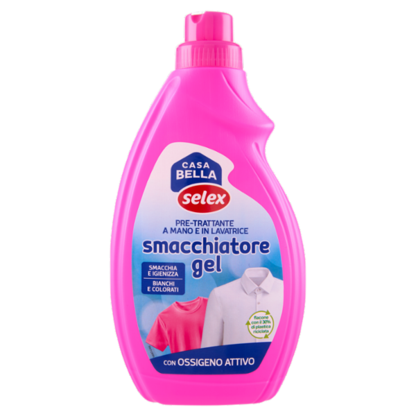 Selex Casa Bella Smacchiatore Gel Pre-Trattante a Mano e in Lavatrice 750 ml