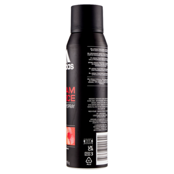 adidas Team Force Deo Body Spray 150 ml