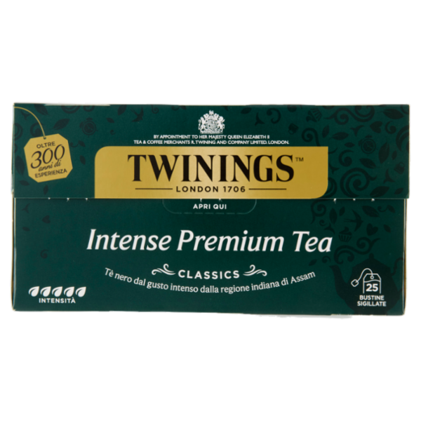 Twinings Intense Premium Tea Tè Nero 25 filtri The 50 g