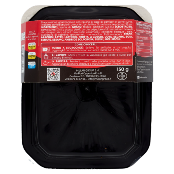 Mulan Ravioli Shao Mai al vapore 150 g