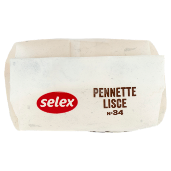 Selex Pasta di Semola Trafilata al Bronzo Pennette Lisce 500 g