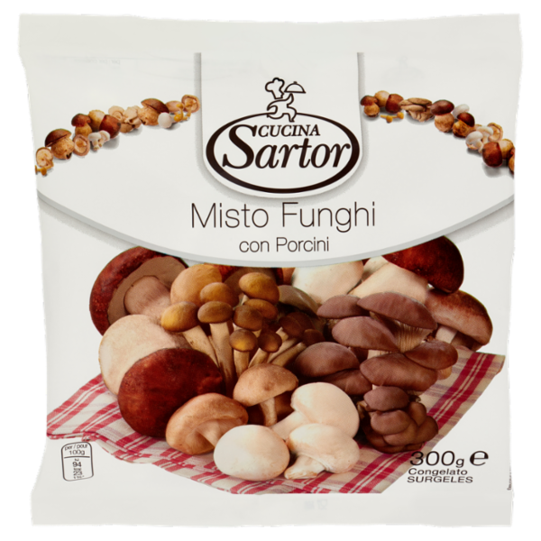 Cucina Sartor Misto Funghi con Porcini Congelato 300 g