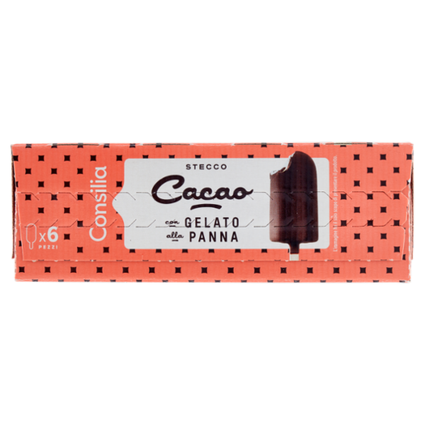 Consilia 6 Gelati Ricoperti al Cacao 300 g