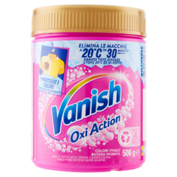 Vanish Oxi Action Multipower Polvere Rosa Smacchiatore Bucato 500 g