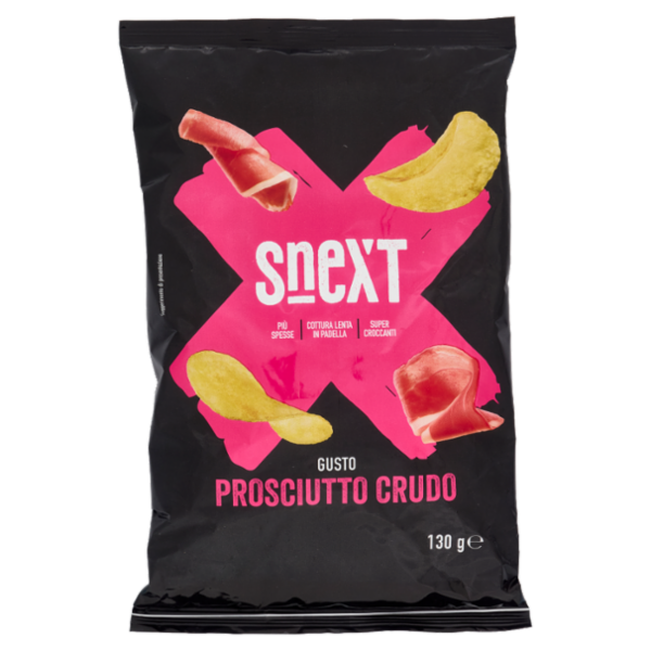 Snext Patatine Gusto Prosciutto Crudo 130 g