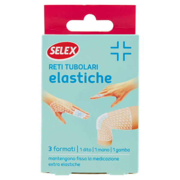 Selex Reti Tubolari Elastiche per Dito/Mano/Gamba 3 Formati 3 pezzi