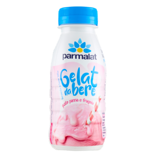 parmalat Gelat da Bere UHT Panna e Fragola 250ml