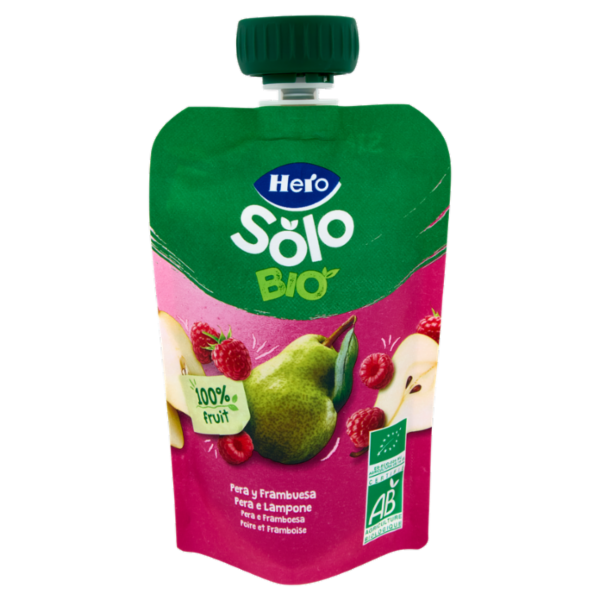 Hero Solo Bio Pera e Lampone 100 g