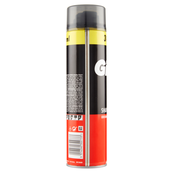 Gillette Schiuma da Barba da Uomo Classic con Profumo Originale, 300 ml