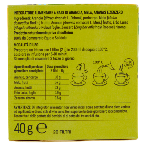 altromercato Tisana Equilibrio 20 x 2 g