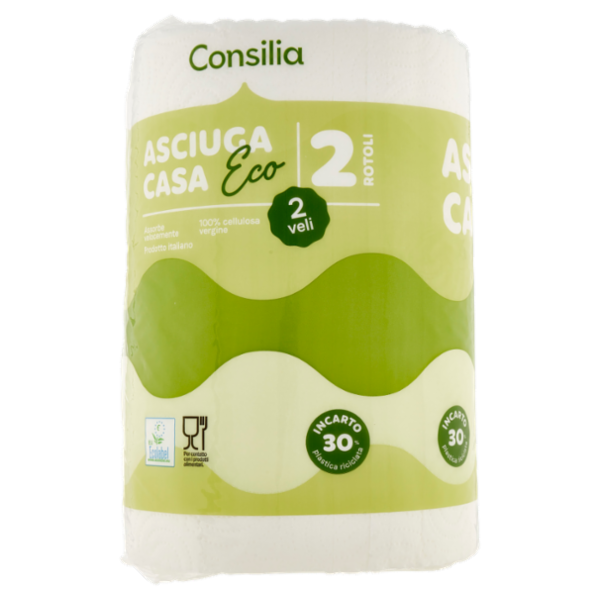 Consilia Asciuga Casa Ecologico 2 Veli 2 rotoli