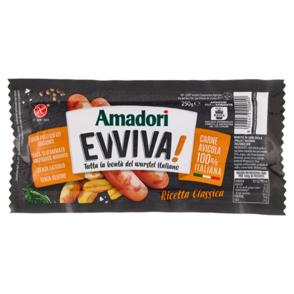 Amadori Evviva! Ricetta Classica 250 g