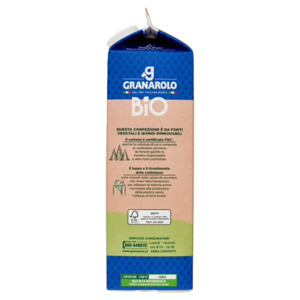 Granarolo Bio Latte Biologico Parzialmente Scremato 1 L