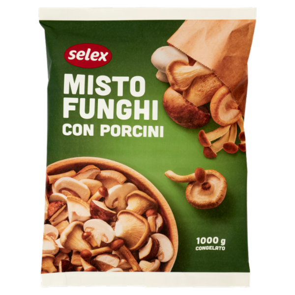 Selex Misto Funghi con Porcini Congelati 1 kg